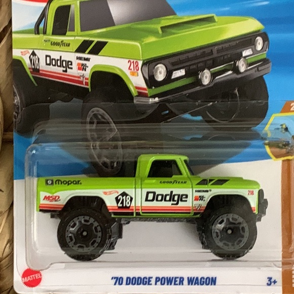 1970 Dodge Power Wagon Truck Hot Wheels Pickup HW Dirt Hotwheels New 2025 Mattel - Picture 8 of 10